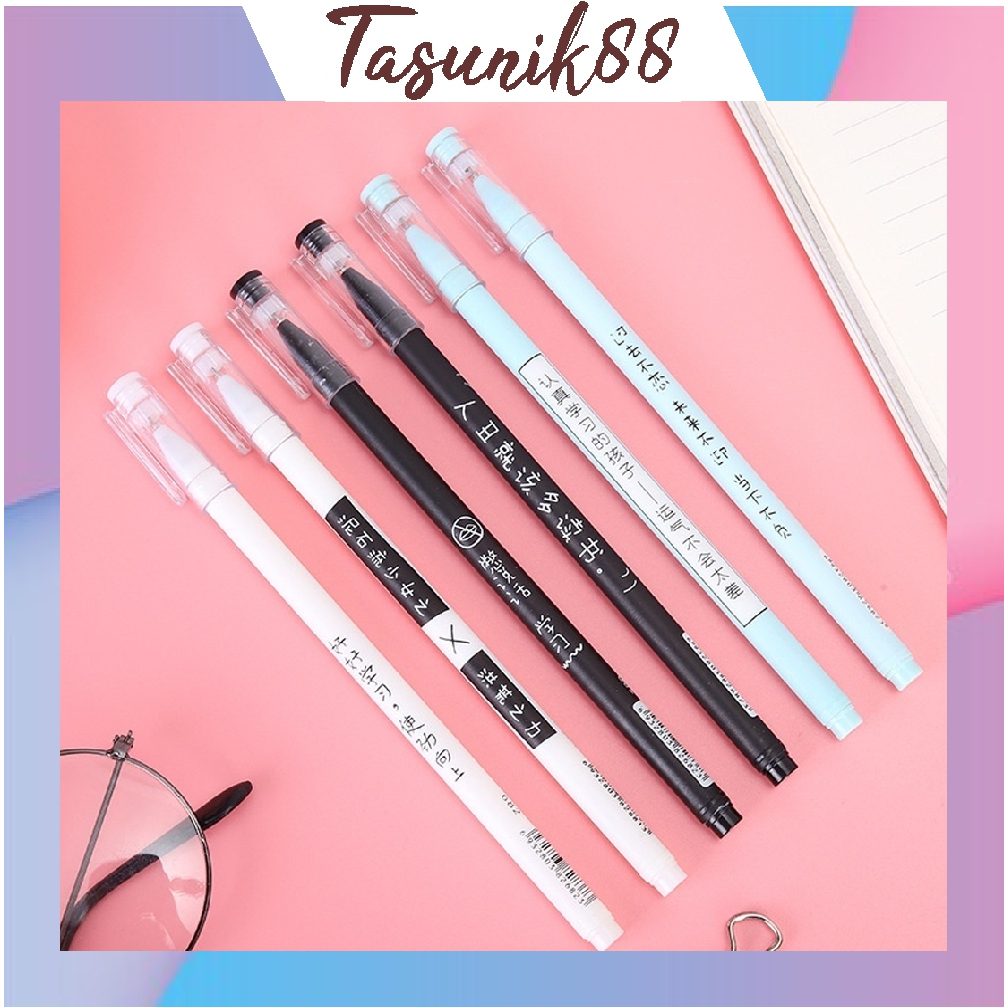 

⭐TasUnik88⭐ Pulpen Aksen Jepang 0.5MM Alat Tulis Kantor dan Sekolah / Pulpen Gel Japanese S116