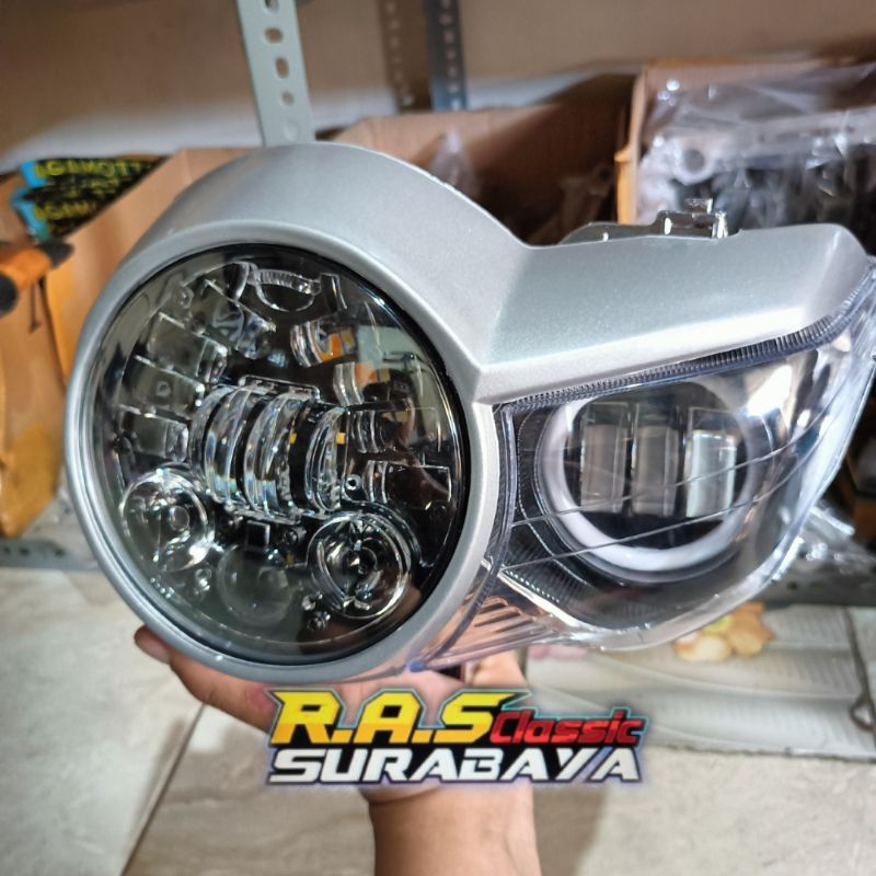 Lampu Tiger Pece Custom Reflektor lampu Tiger Pece Daymaker set Daymaker Mini