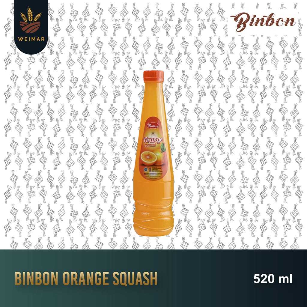 

BINBON ORANGE SQUASH - SIRUP 520ml dan 800ml PER BOTOL