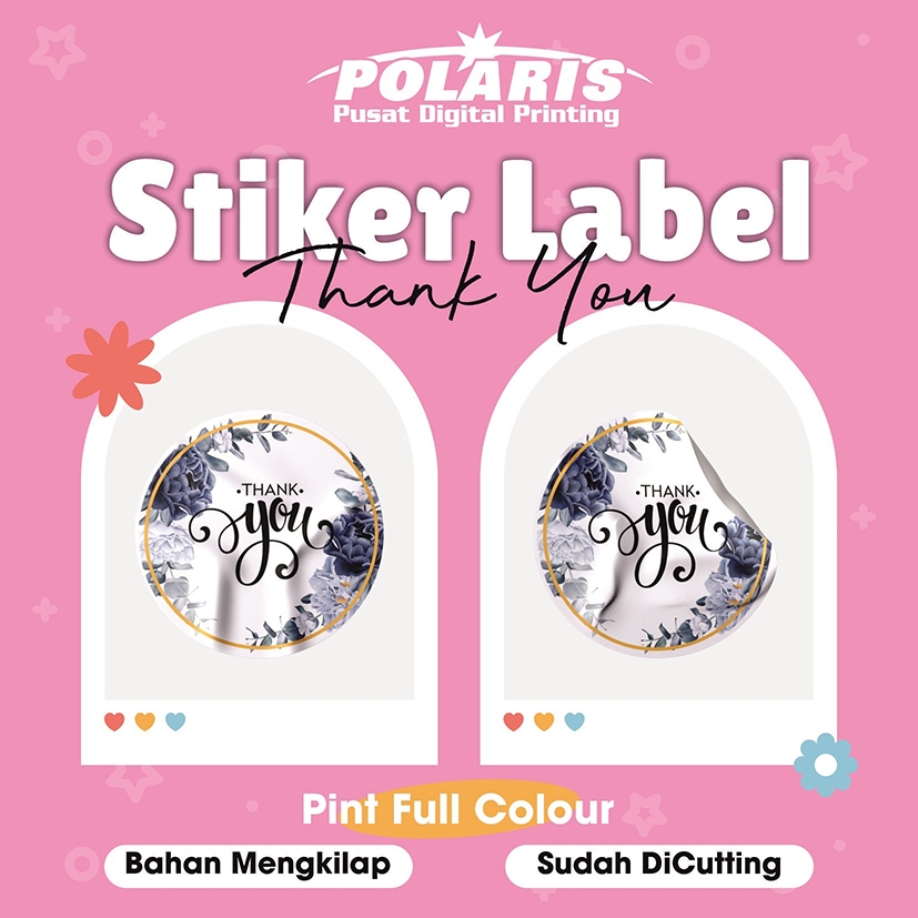 

Stiker Segel Thank You / Stiker Segel Kemasan Bahan Chromo Murah Part 02