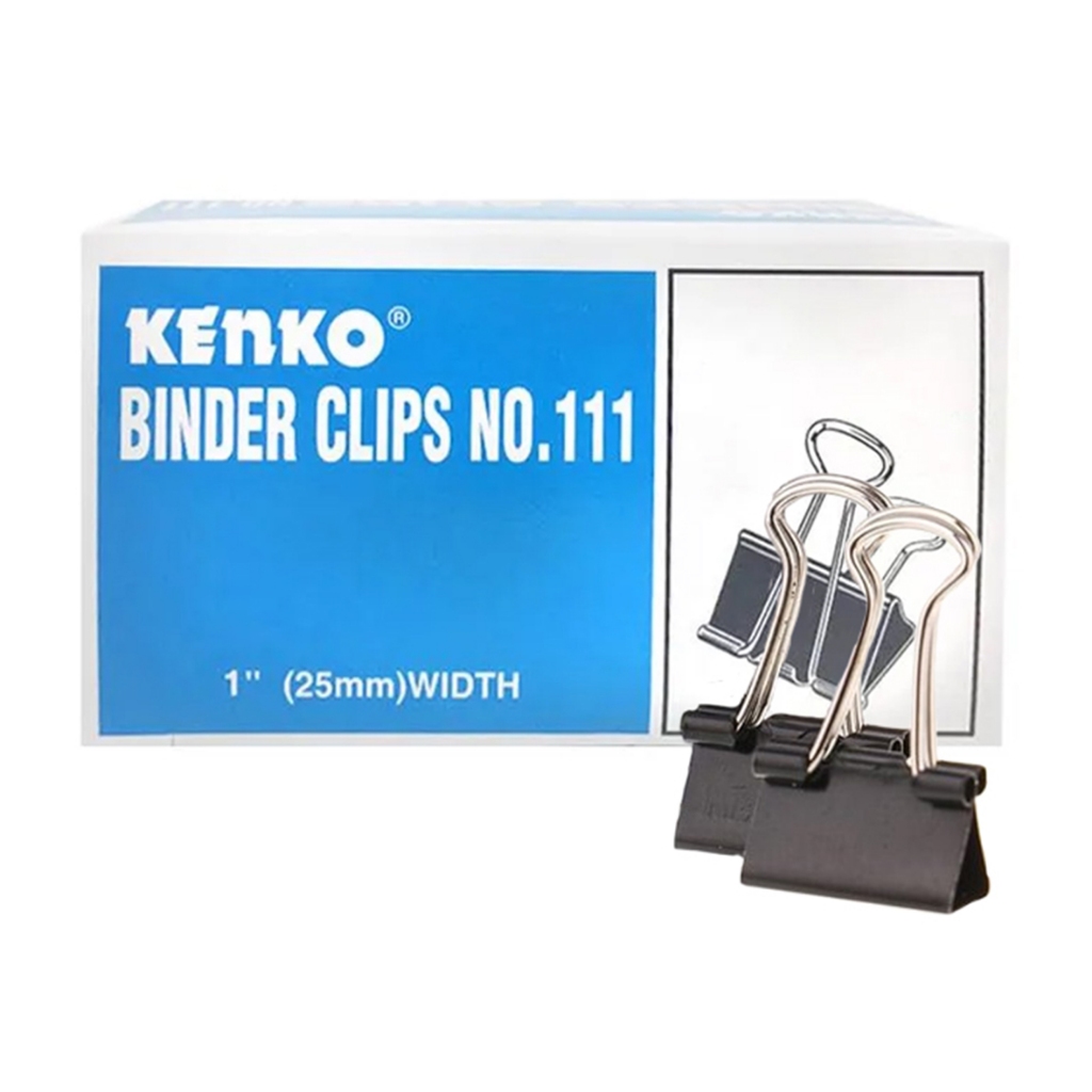 

Kenko Binder Clips 111 - Penjepit Kertas - ATK
