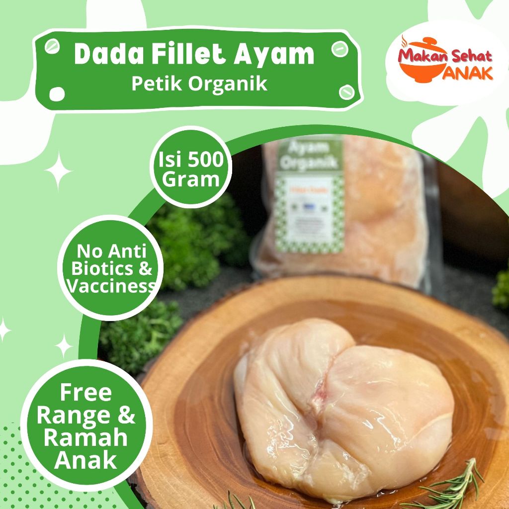 

Petik Organik (Ayam Potong, Fillet, Sayap, Ceker) Anak dan Dewasa By Makan Sehat Anak