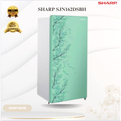 SHARP KULKAS 1 PINTU SJN162DSBH128L/SJN-162DSH/SJN 162DSH/SHARP KULKAS LOW WATT MURAH ORI BERGARANSI