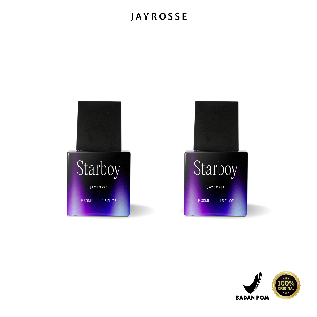 Jayrosse Exclusive Deal Starboy Perfume 30ml 2pcs | Parfum Pria Best Seller Tahan Lama