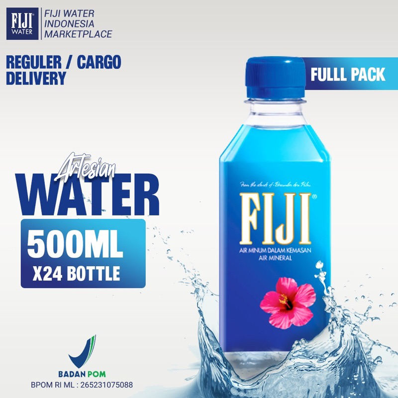 

[REG/CARGO] AIR FIJI WATER NATURAL ARTESIAN 500 ML (24 BOTTLES)