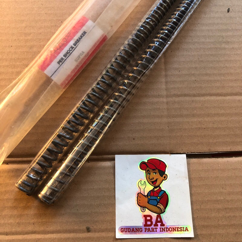 2 PCS PER SHOCK DEPAN HONDA SUPRA KUALITAS ORIGINAL