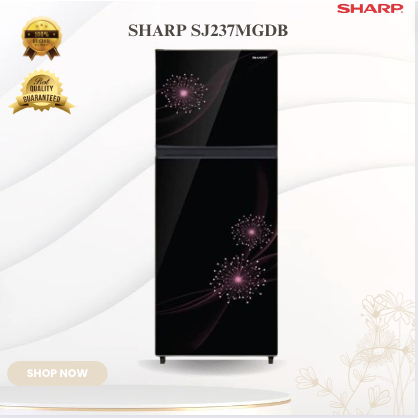 SHARP Kulkas 2 Pintu SJ237MGDB Lemari Es 205L/SJ-237MGDB/SJ 237MGDB/SHARP KULKAS 2 PINTU TERMURAH