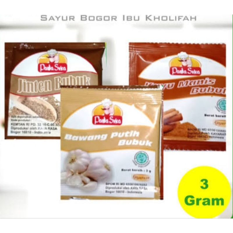 

Bumbu Bubuk Padasuka berbagai variant