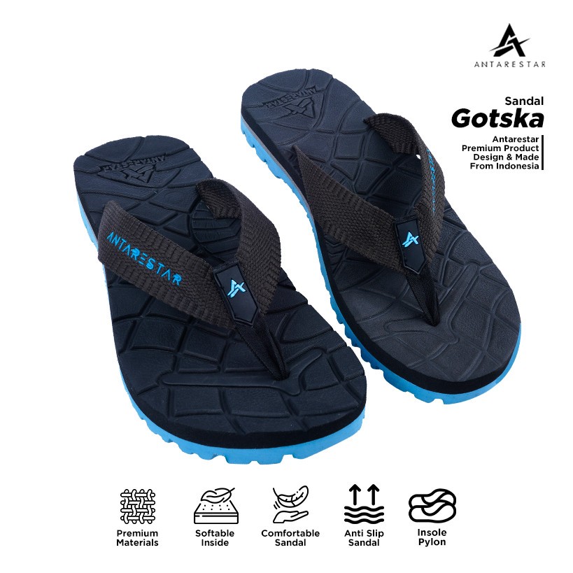 ANTARESTAR Official - Sandal Gunung Sendal Jepit Outdoor Sandal Gotska Sendal Gunung Pria