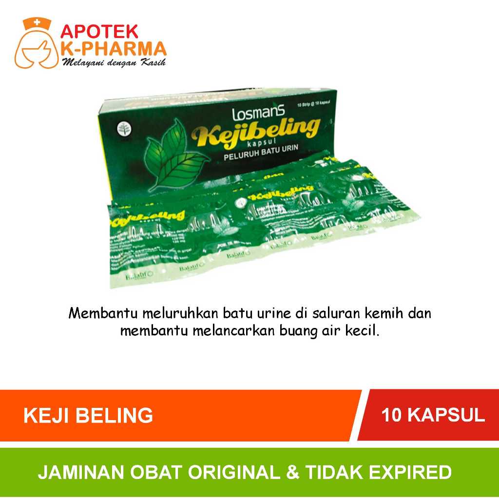 Keji Beling Strip Isi 10 Tablet Obat Original