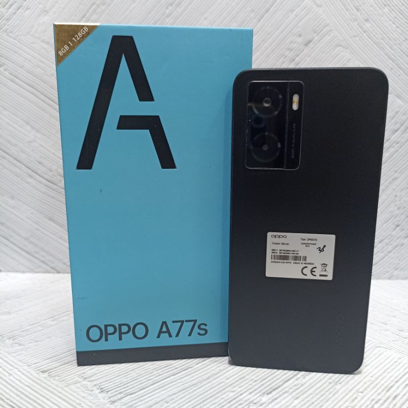 Oppo A77s 8/128 GB Handphone Second Fullset