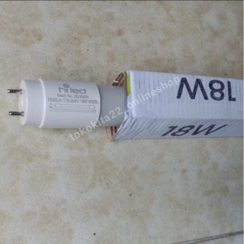 HI-LED LED TUBE LIGHT T8 18W SINGLE SIDE / LAMPU T8 GLASS 1 SISI