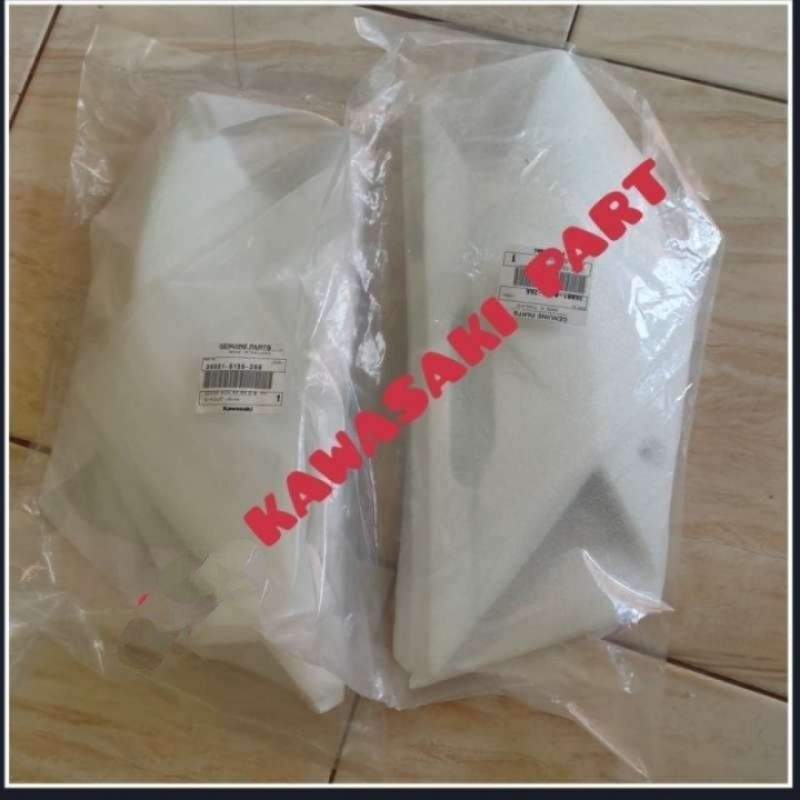 cover bodi belakang bodi belakang set kiri kanan klx140 KLX  140 putih original kawasaki