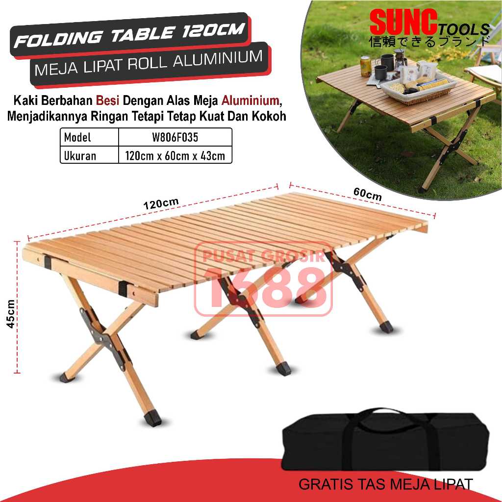 MEJA CAMPING MEJA LIPAT PORTABLE