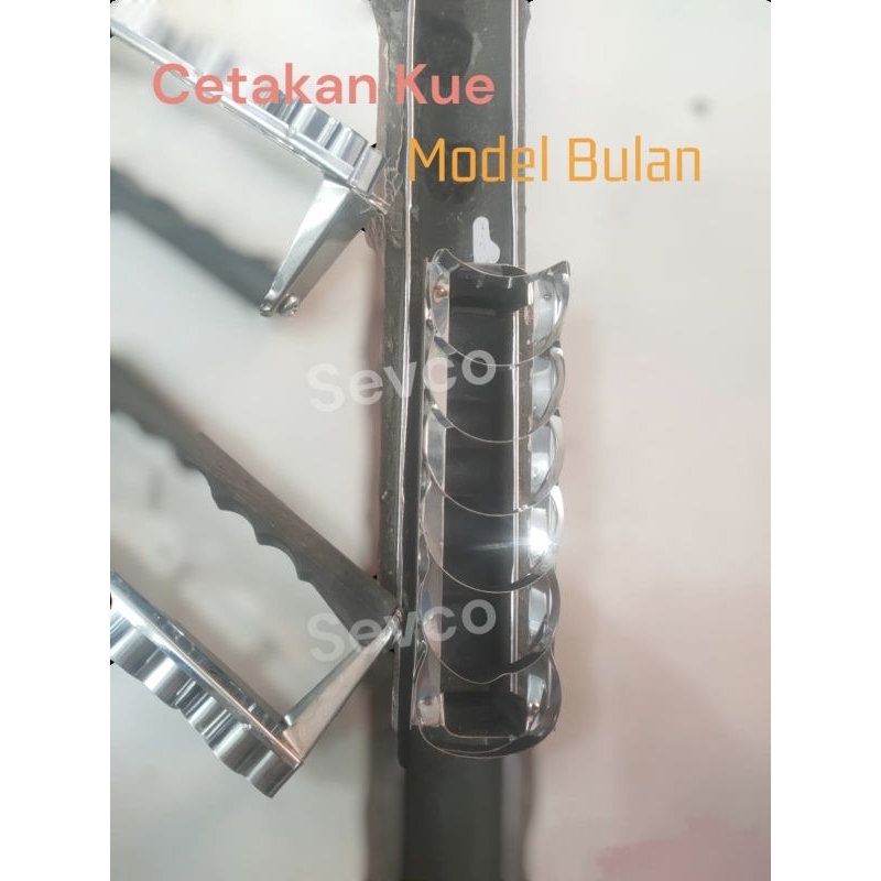 CETAKAN KUE SALJU BANGKIT GAGANG HITAM / KUE BENTUK BUNGA