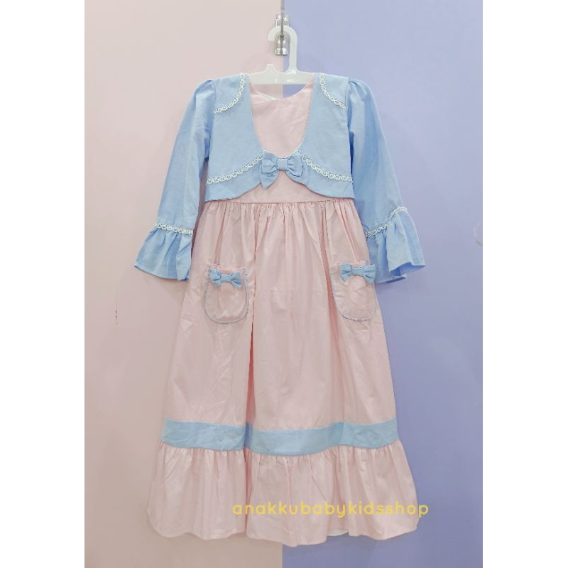 Gamis Anak : Aliza Kids ( size : 5, umur 3-4 tahun)