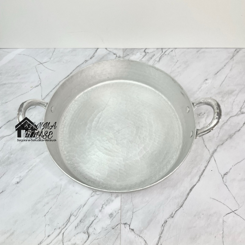 [Sanma] Wajan Datar Asli Garut Tebal Anti Lengket Anti karat anti luntur