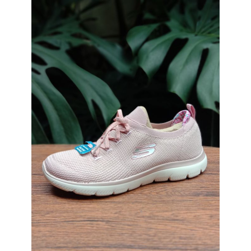 SEPATU SNEAKER SKECHERS SUMMITS-MERRY GARDEN (ROSE)