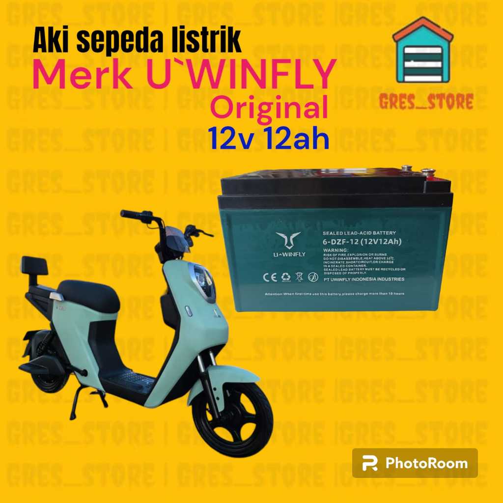 aki sepeda listrik aki UWINFLY ORIGINAL BATERAI SEPEDA LISTRIK UWINFLY pacific exotic VOLTA UWINFLY 