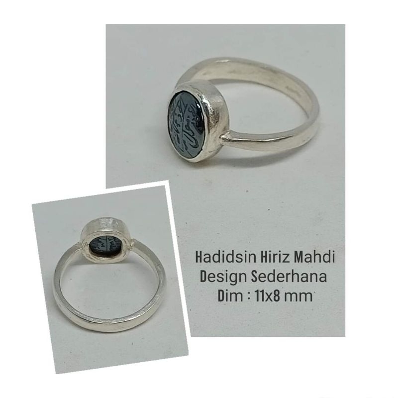 Cincin Perak Batu Hadidsin Hiriz Mahdi