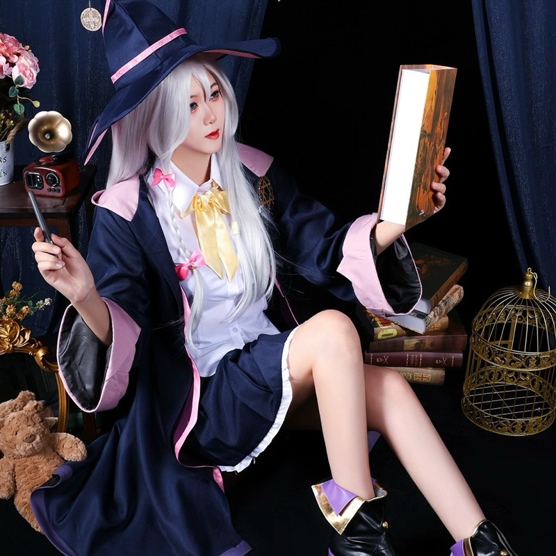 【Rollenz】Ready Elaina Costume Cosplay Wandering Witch The Journey Of Elaina Majo No Tabitabi Fullset