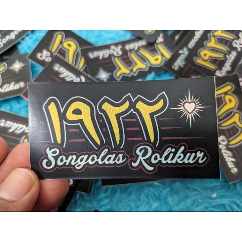 

Stiker 1922 HURUF Arab Bacaan Jawa Printing Hati Bersinar
