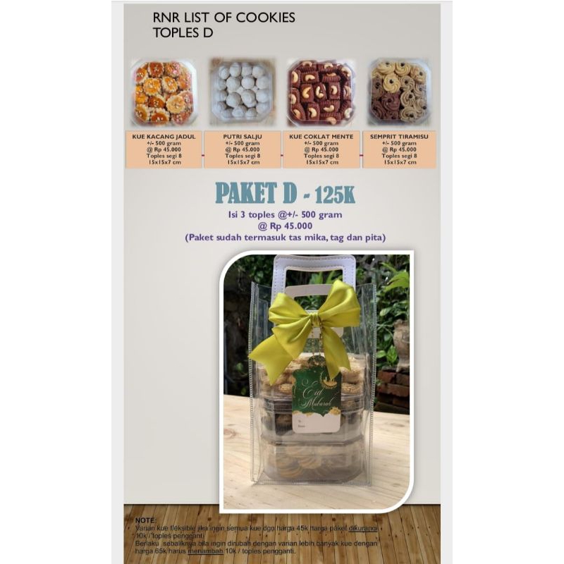 

Paket kue kering D