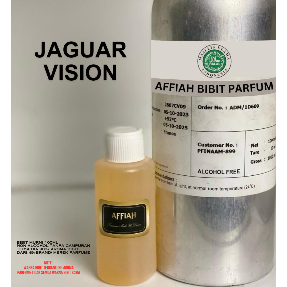 BIBIT PARFUM PRIA TAHAN LAMA 24 JAM JAGUAR VISION 100ml ORIGINAL REPACK