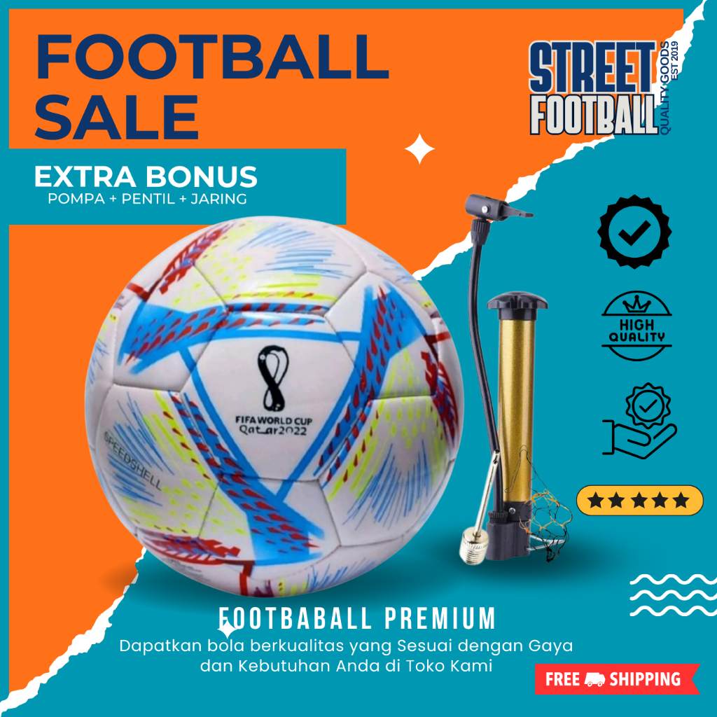 Bola Sepak Bola Kaki Size 4 Adidas