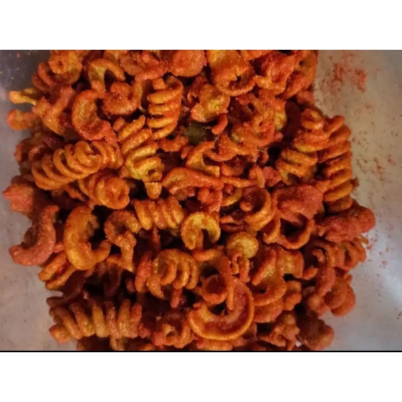 

makaroni spiral / makaroni ulir pedas
