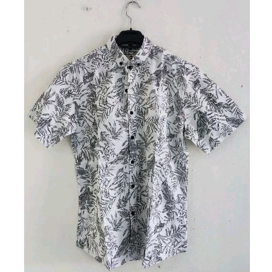 kemeja woodstock casual