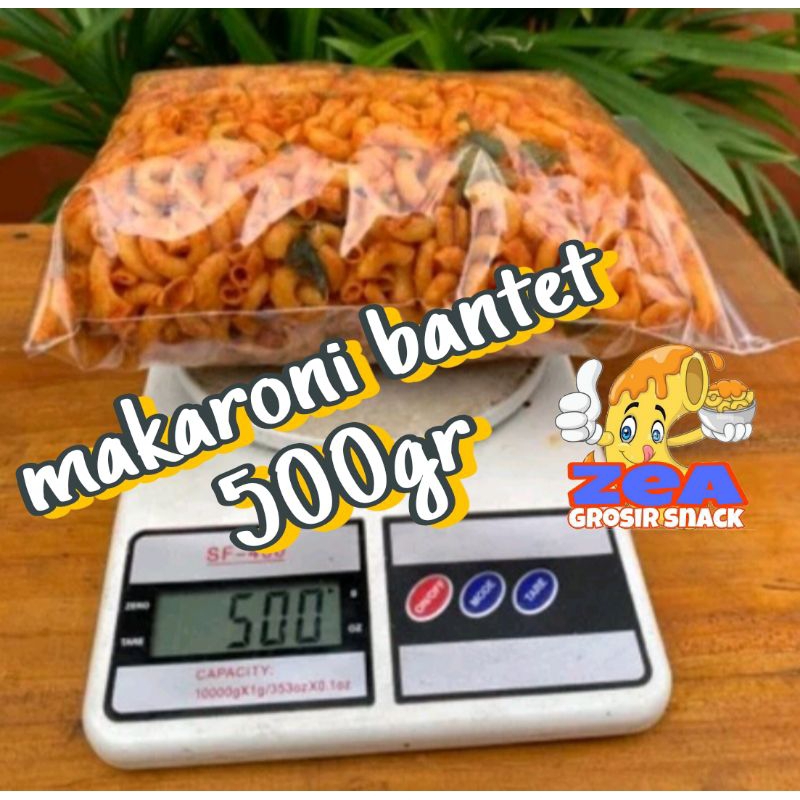 

makaroni bantet pedas extra daun jeruk renyah gurih kriuk 500gr