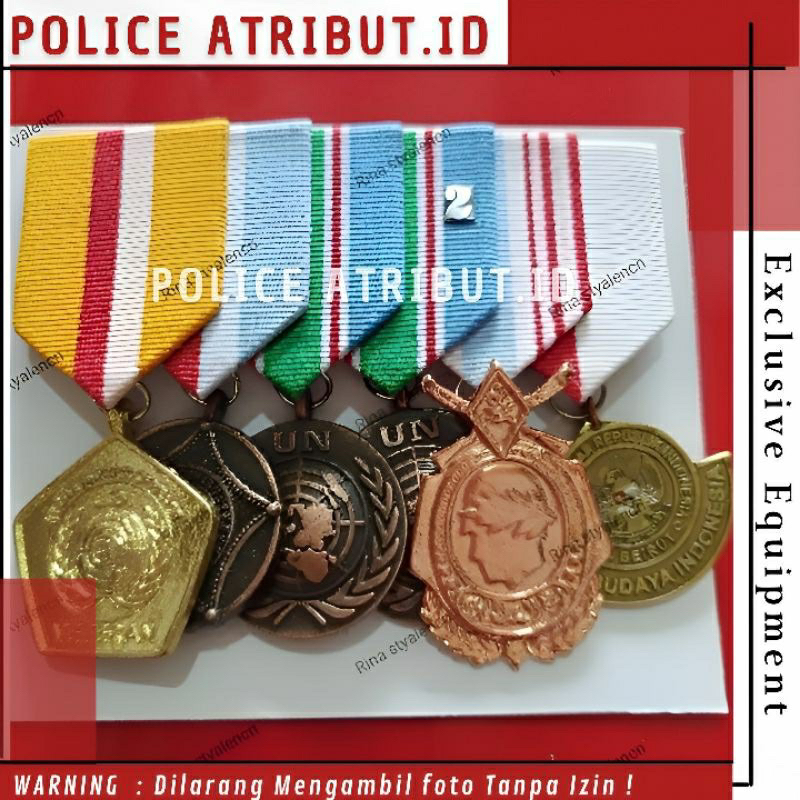 Satya lencana Mendali PDU Veteran Santi Dharma UN Lebanon Lap Duta Budaya Tanda Jasa polisi TNI COD 