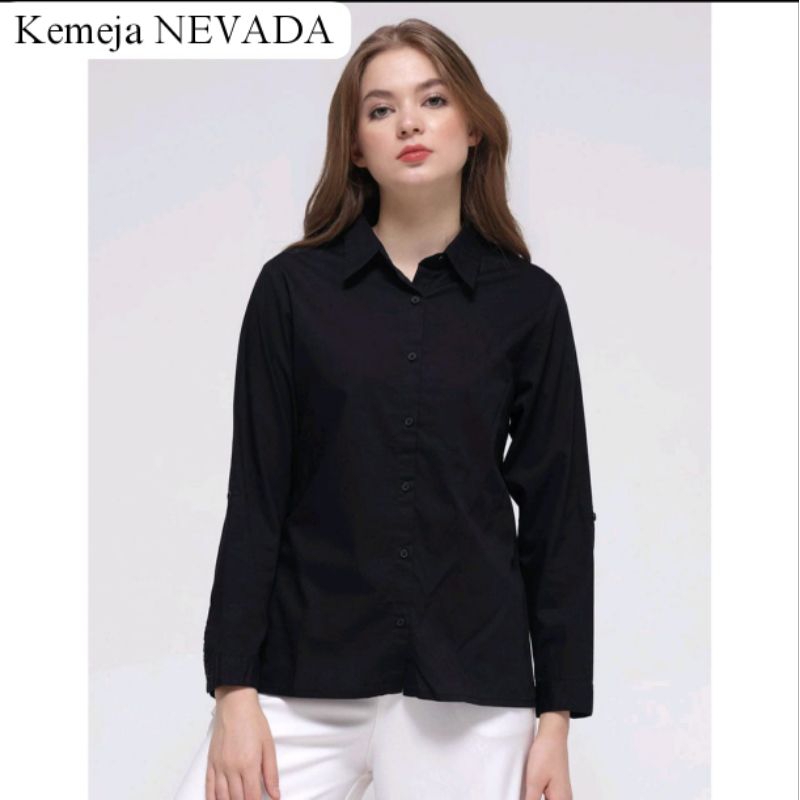 Kemeja Nevada khusus warna HITAM & PUTIH