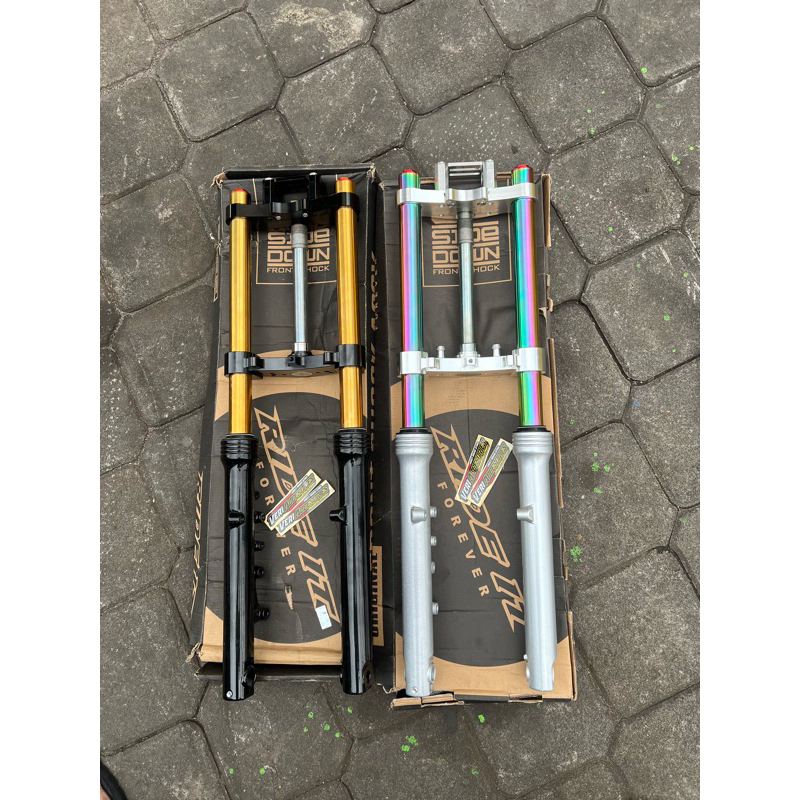 Shock skok sok depan ninja pnp rx king full cnc preload aktif dan terbaik di kelas importerr