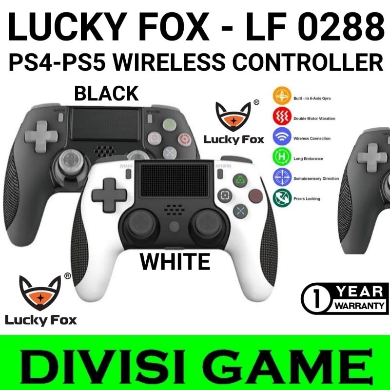 Stik PS5 PS4 Wireless Controller Lucky Fox Stik PS5 STIK PS4