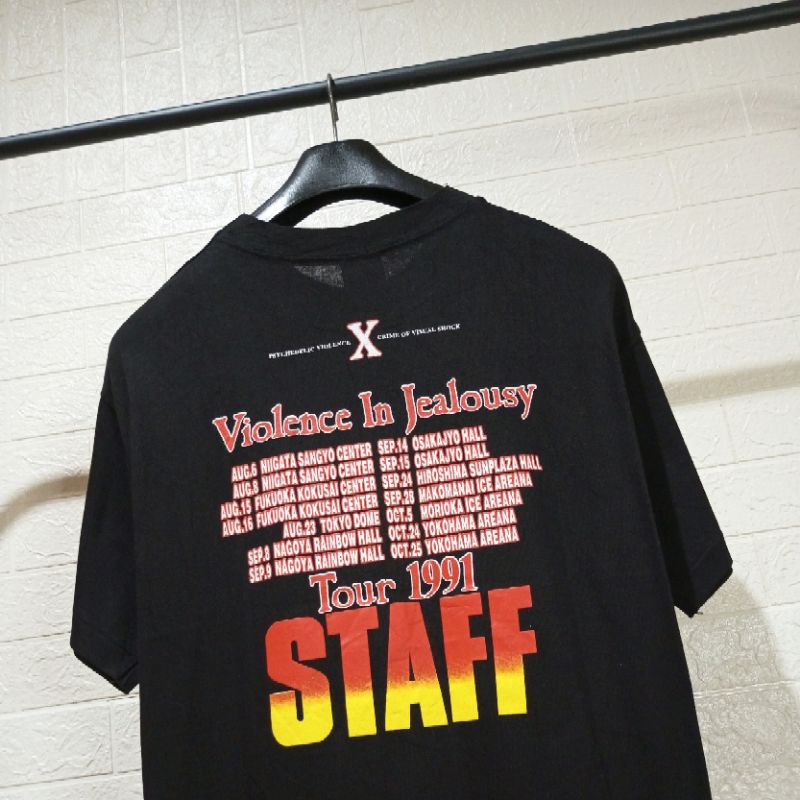 Vintage X Japan Violence in Jealousy Tour 1991 T-Shirt