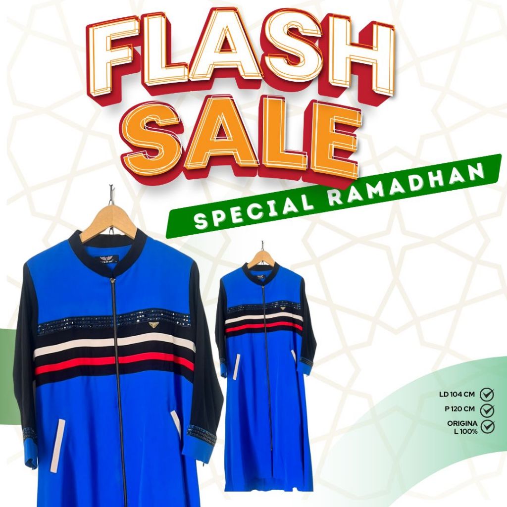 PL GAMIS HIKMAT BIRU