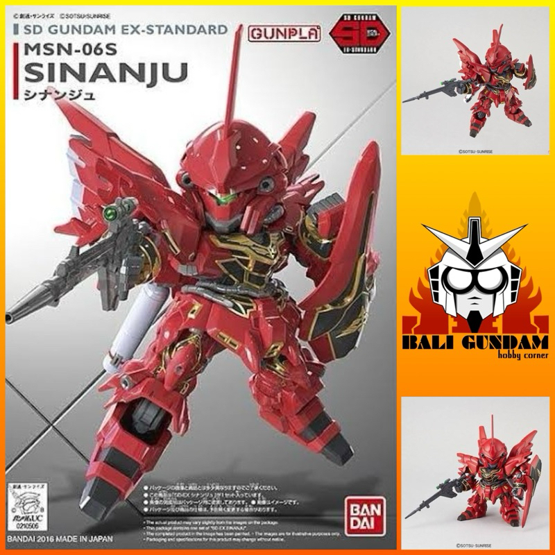 SD GUNDAM EX STANDARD MSN-06S SINANJU Bali Gundam Hobby Corner Bandai Original