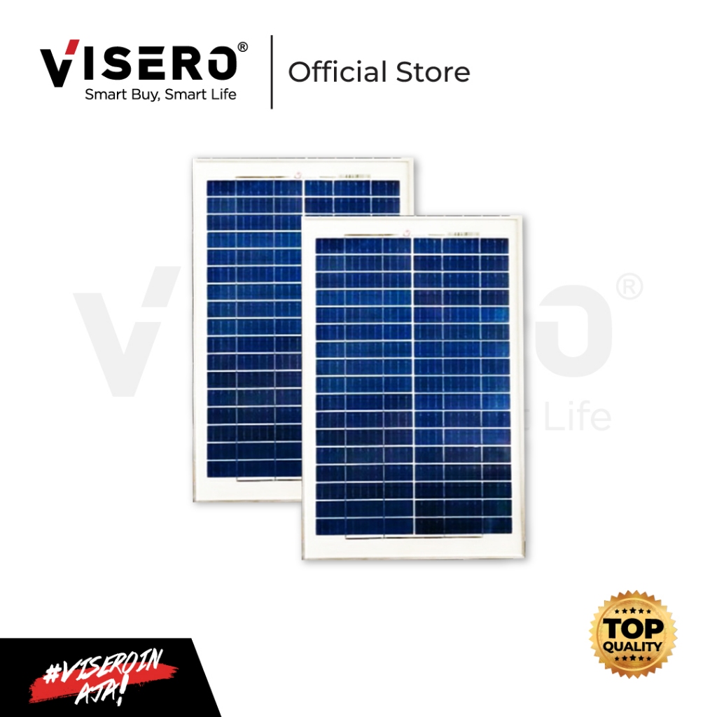Solar Panel/Solar Cell/Panel Surya Poly/Polycrystalline 50 WP Visero