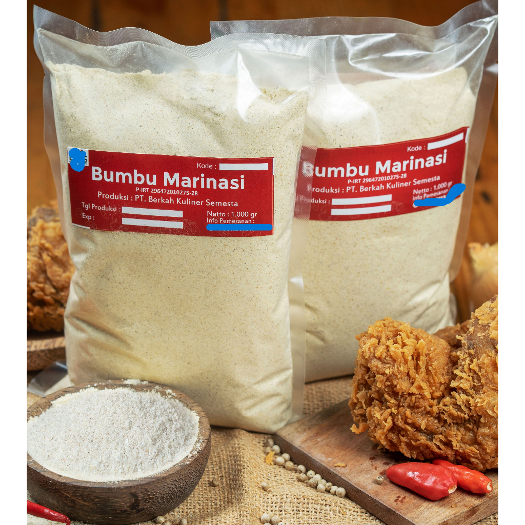 

Bumbu Marinasi Ayam Fried Chicken Crispy Premix Premium 1 Kg Praktis