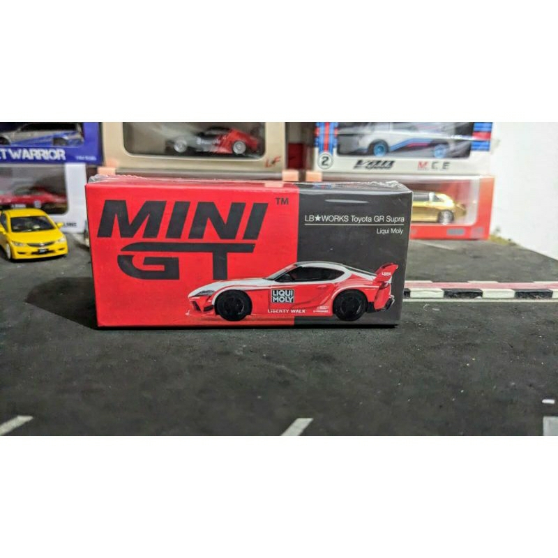 Diecast Mini gt LBWK Toyata GR supra Loly moly no 290 1:64