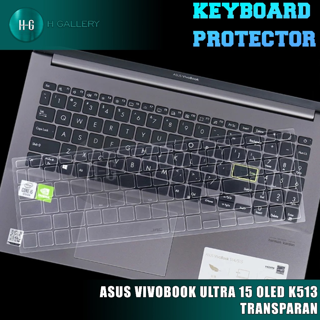 ASUS VIVOBOOK ULTRA 15 OLED K513EA S5600 KEYBOARD PROTECTOR *S