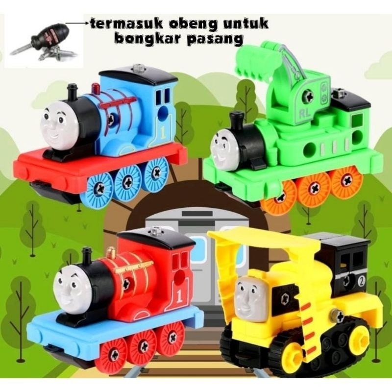 MAINAN KERETA DIY / MAINAN KERETA DIY BONGKAR PASANG ISI 4/MAINAN EDUKASI ANAK