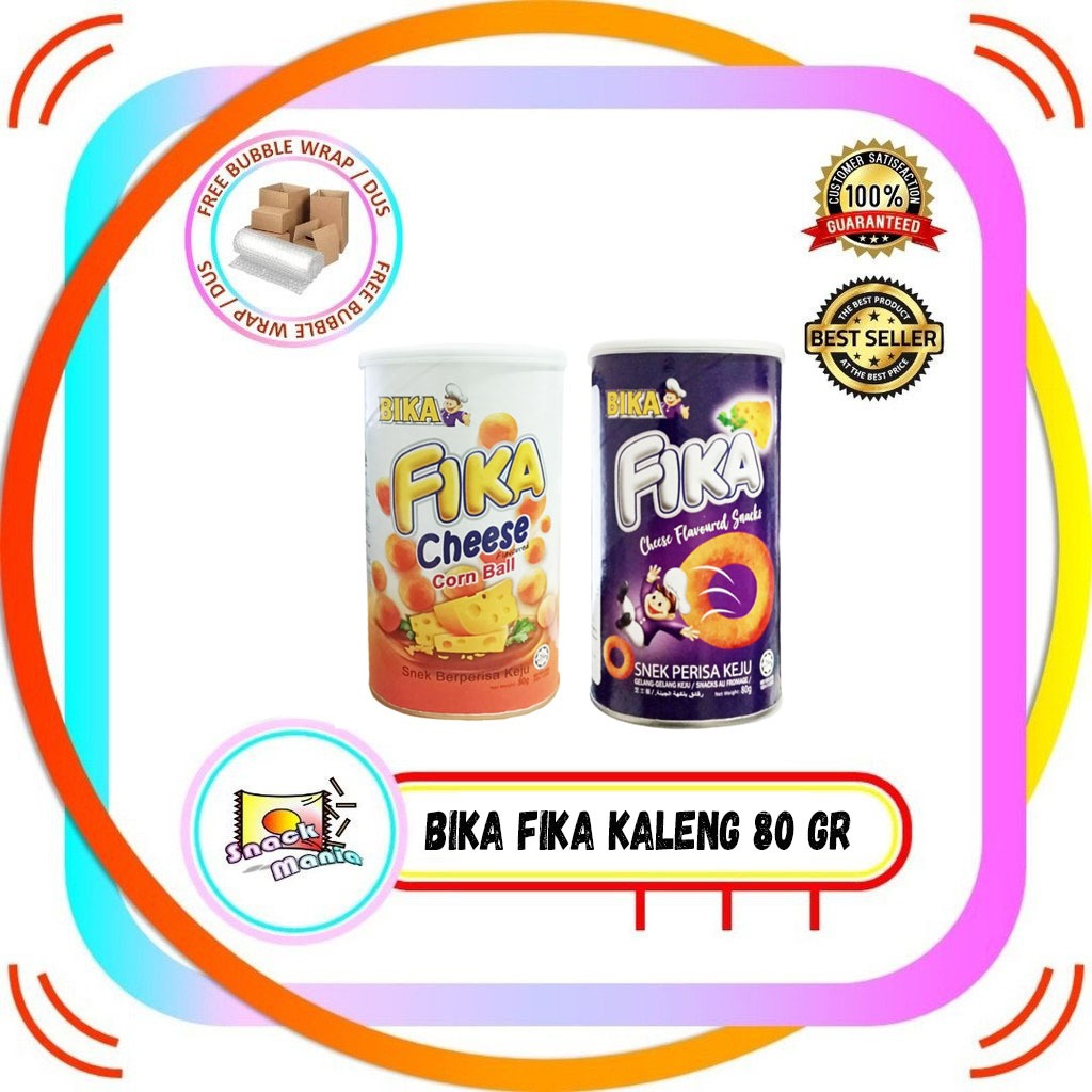 

BIKA FIKA Cheese Corn Ball | Ring Can ~ 80 gr Bola Keju Chiki Kaleng