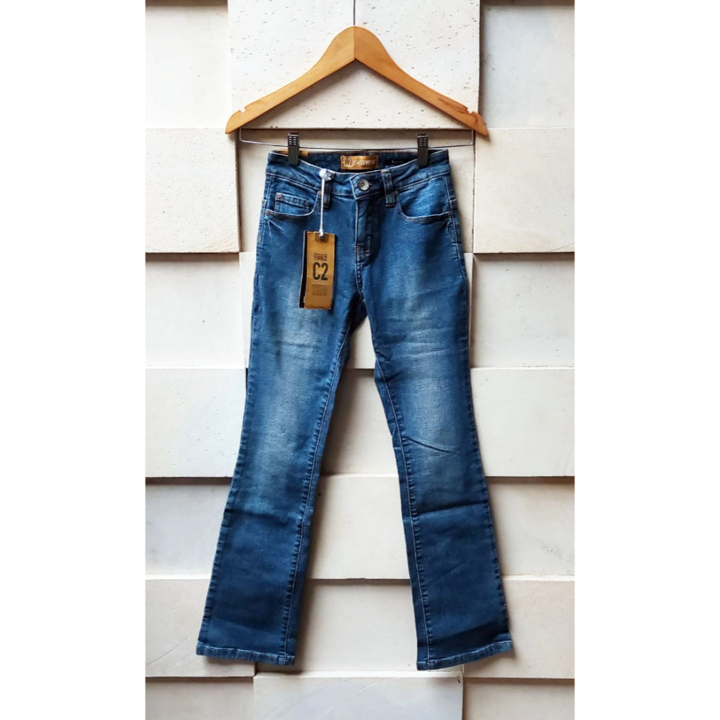 C2 OUTFITTERS ORIGINAL. CELANA JEANS BOOT CUT WANITA WITH TAG