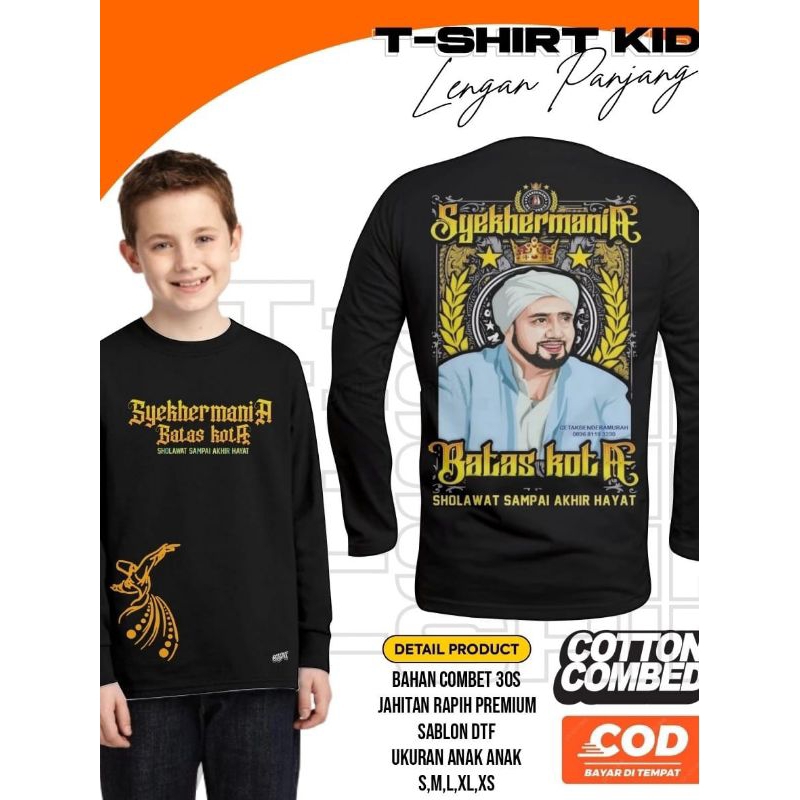 KAOS syekhermania BATAS KOTA kaos habib syech