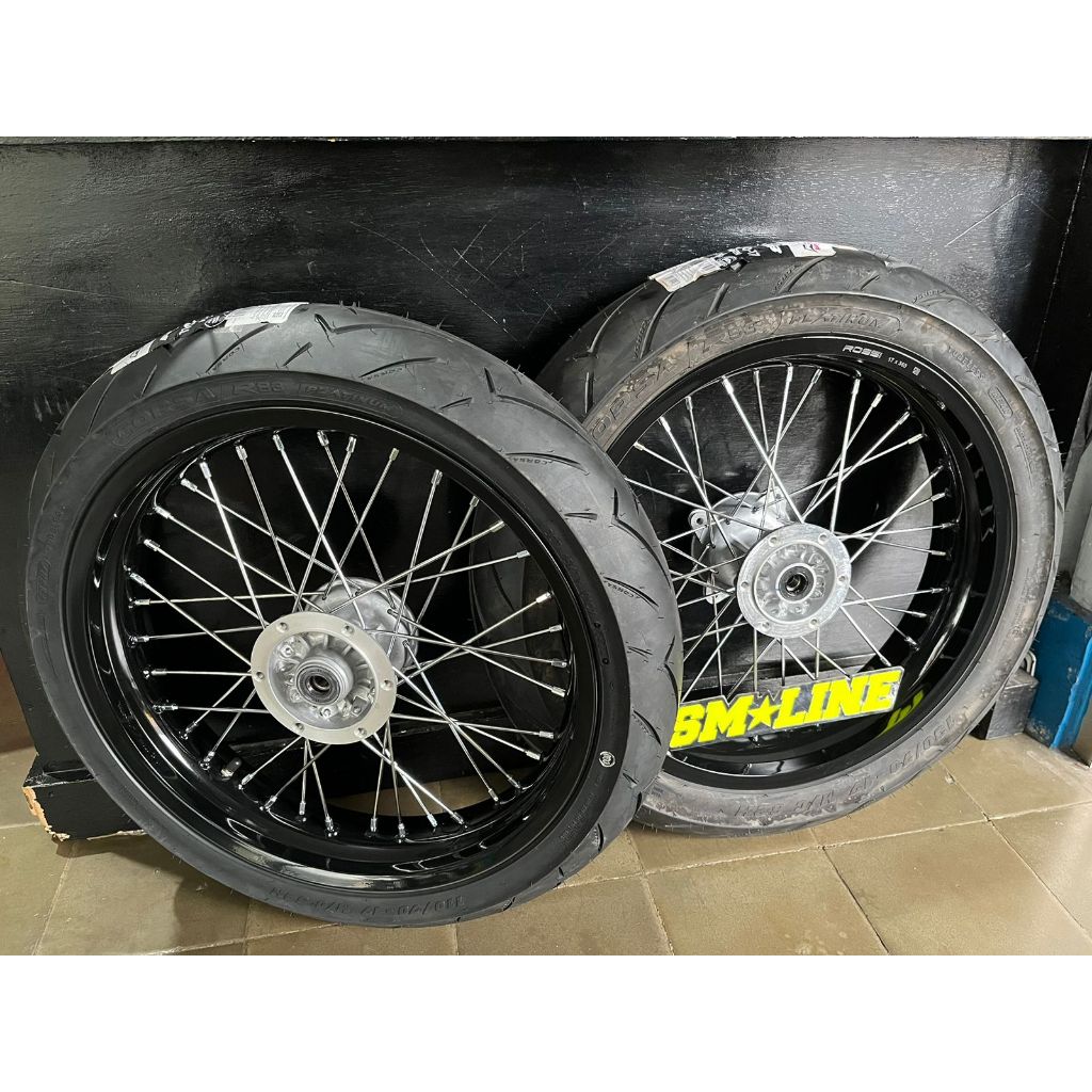 Banset supermoto KLX150 Dtracker150 ban Dtracker150 KLX150  supermoto