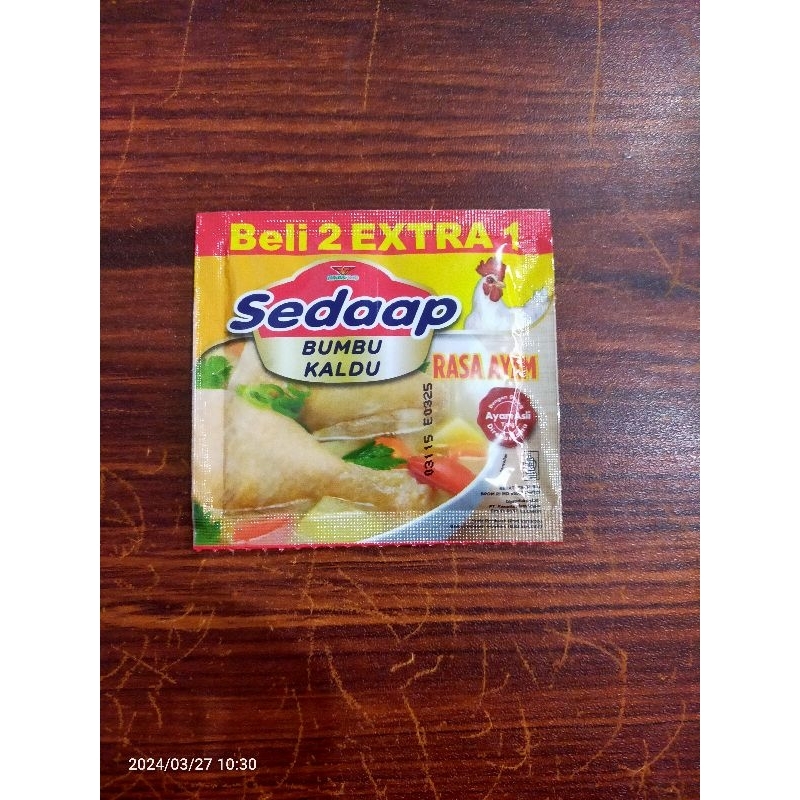 

SEDAAP BUMBU KALDU RASA AYAM 9GR (beli 2 gratis 1)