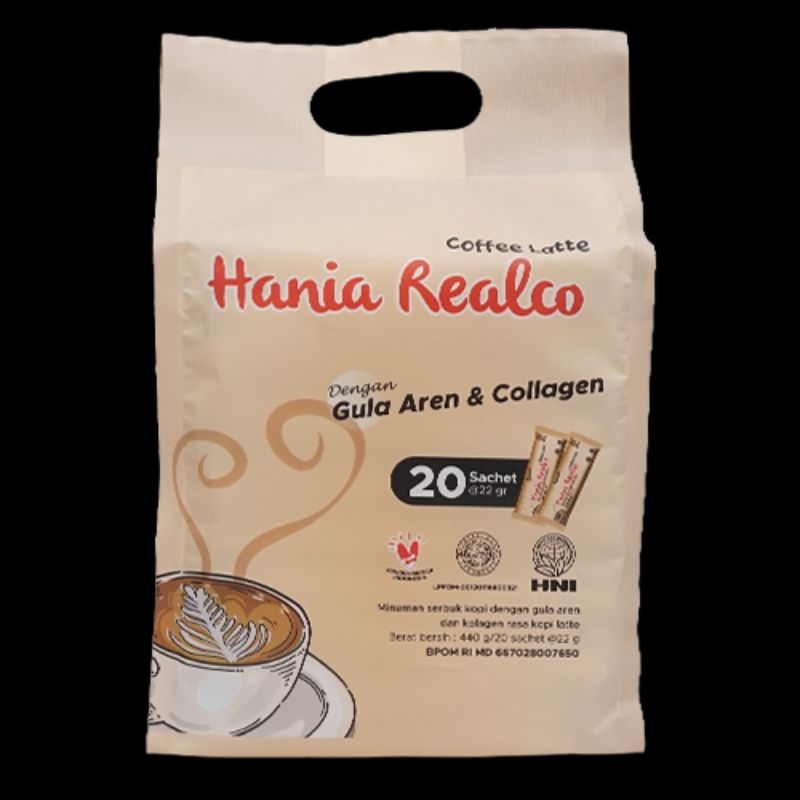 

Hania Realco Latte isi 20sachet @22gr